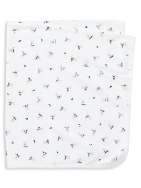 商品Ralph Lauren|Baby's Polo Bar Cotton Blanket,价格¥324,第1张图片