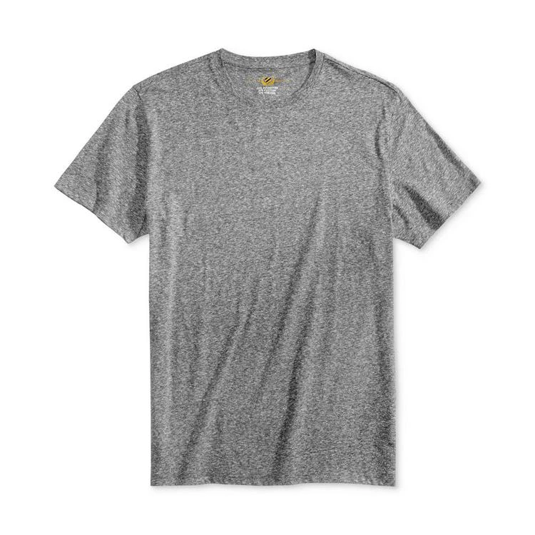 商品Club Room|Men's Rib Knit Heathered T-Shirt, Created for Macy's,价格¥30,第1张图片