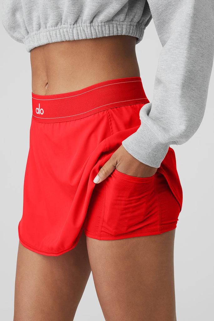 Match Point Tennis Skirt - Red Hot Summer商品第4张图片规格展示