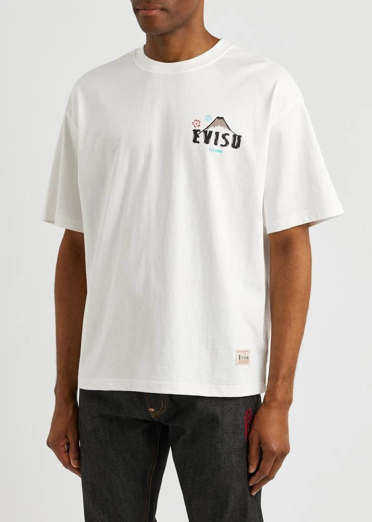 商品Evisu|Logo-print cotton T-shirt,价格¥1043,第2张图片详细描述
