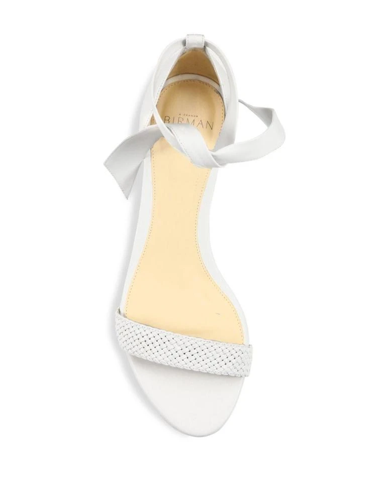 商品Alexandre Birman|Atenah Woven Leather Demi-Wedge Sandals,价格¥1102,第4张图片详细描述