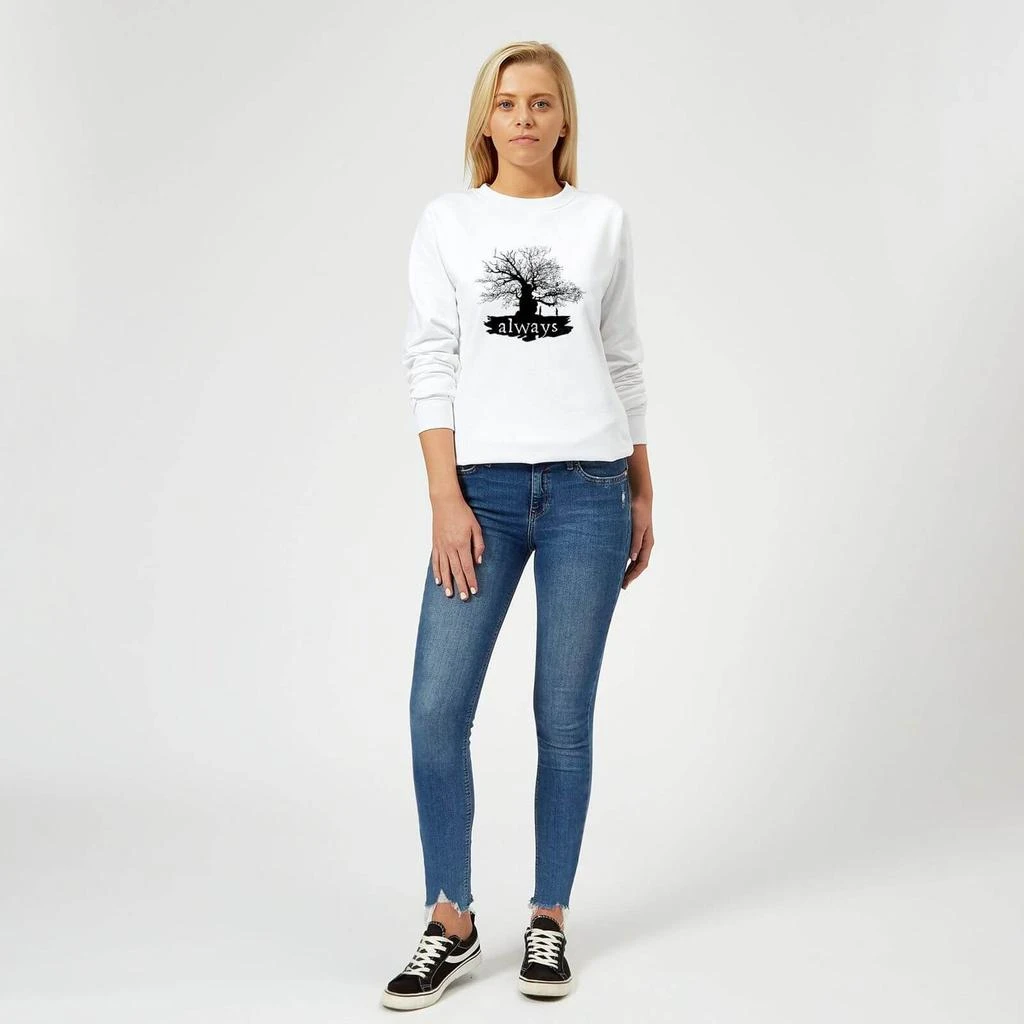 商品Harry Potter|Harry Potter Always Tree Women's Sweatshirt - White,价格¥298,第3张图片详细描述