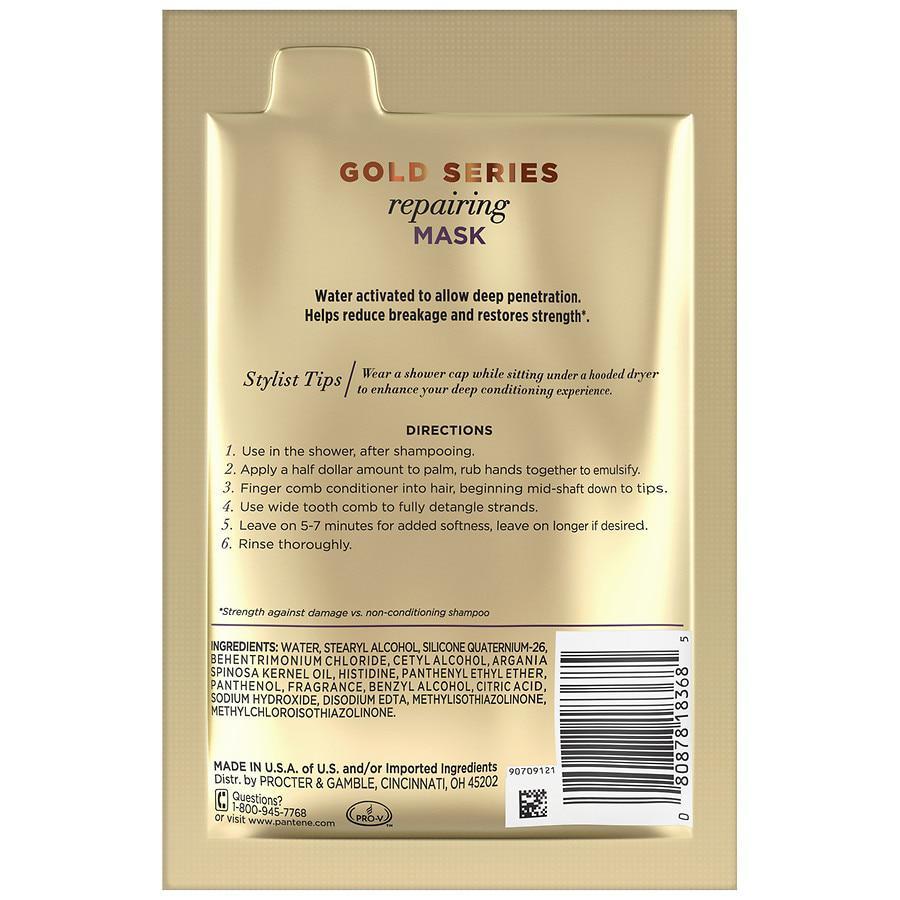 商品Pantene|Sulfate-Free Repairing Mask Treatment with Argan Oil for Curly, Coily Hair,价格¥14,第6张图片详细描述