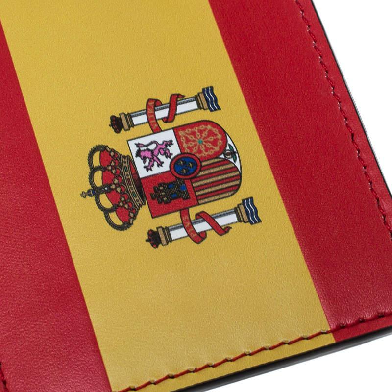 商品[二手商品] Louis Vuitton|Louis Vuitton Red Epi Leather 2018 Fifa World Cup Spain Flag Luggage Tag,价格¥3765,第5张图片详细描述