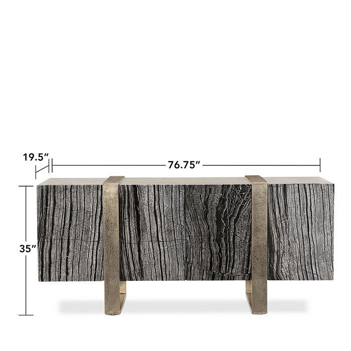 商品Bernhardt|Linea Marble Entertainment Console,价格¥41812,第5张图片详细描述