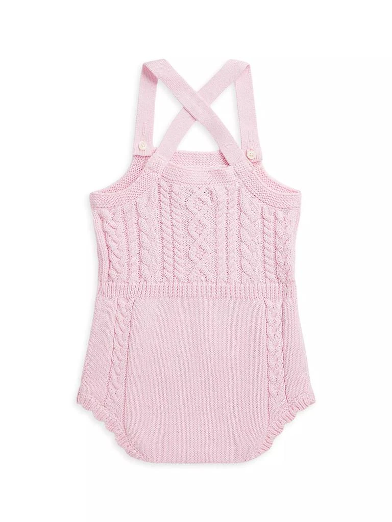 商品Ralph Lauren|Baby Girl's Cableknit One-Piece,价格¥293,第2张图片详细描述