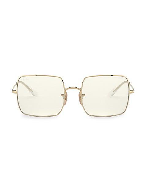 商品Ray-Ban|RB1971 54MM Square Aviator Sunglasses,价格¥445,第1张图片