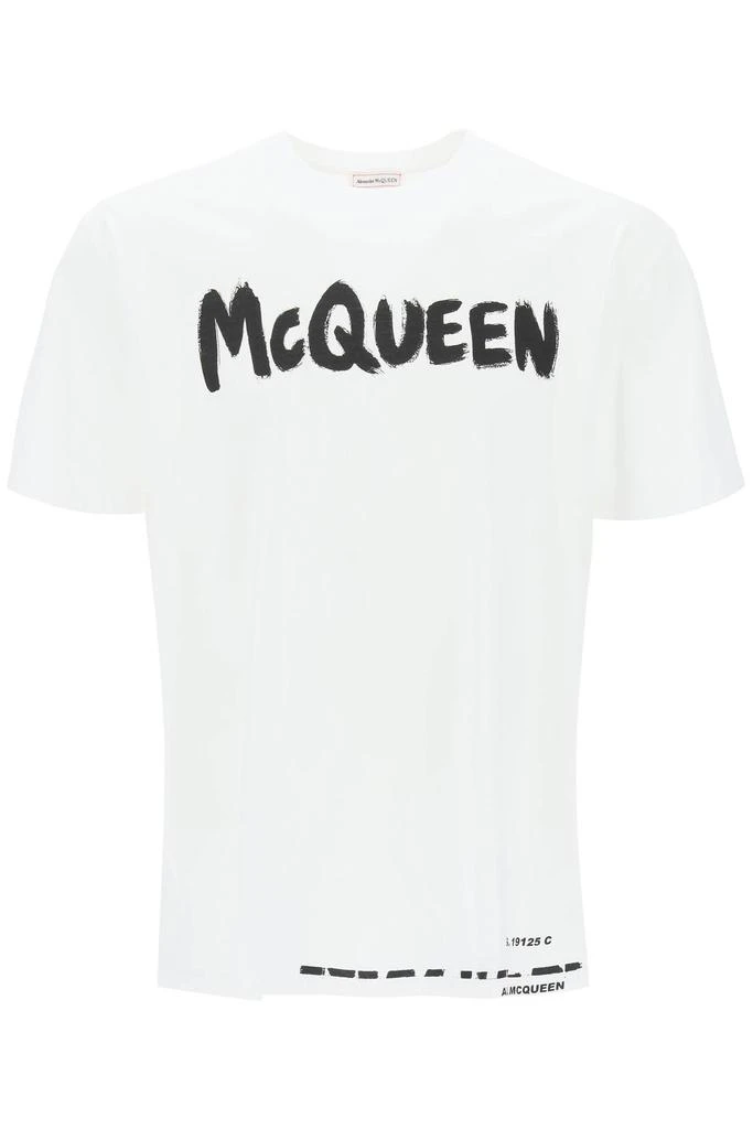 商品Alexander McQueen|mcqueen graffiti t-shirt,价格¥1474,第1张图片