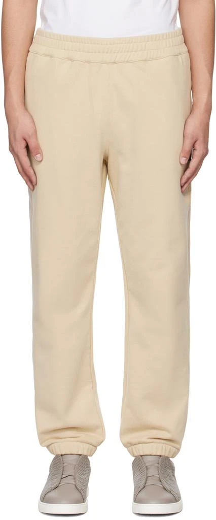 商品Zegna|Beige Bonded Sweatpants,价格¥4234,第1张图片