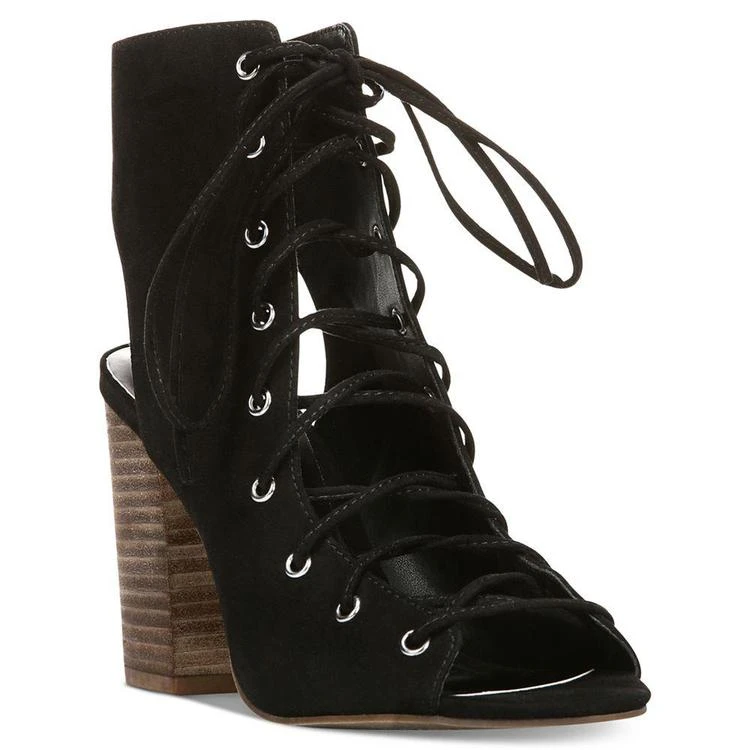 商品CARLOS by Carlos Santana|Jolene Lace-Up Block-Heel Sandals,价格¥305,第1张图片