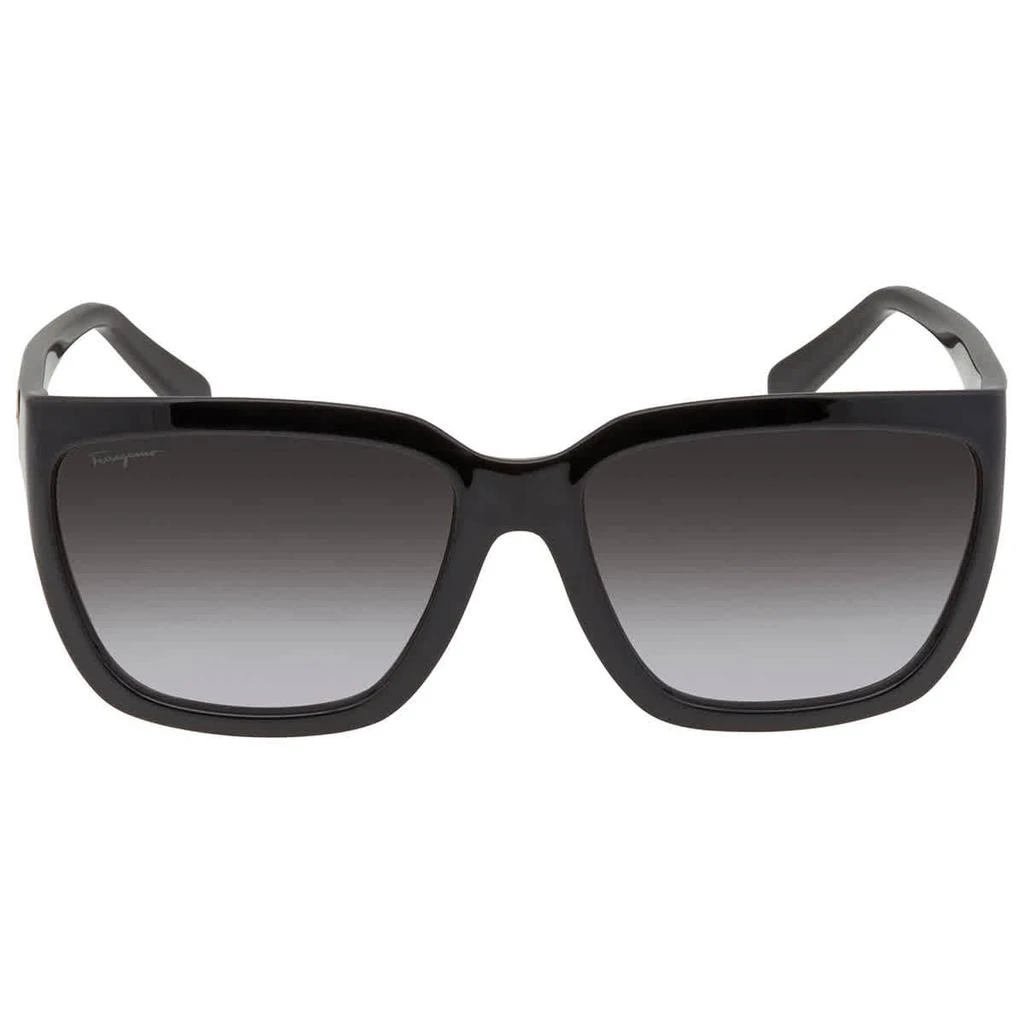 商品Salvatore Ferragamo|Grey Rectangular Ladies Sunglasses SF1018S 001 59,价格¥450,第1张图片
