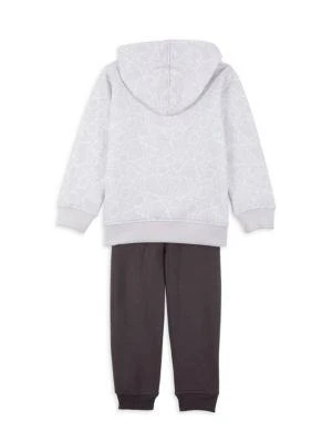 商品Calvin Klein|Little Boy’s 2-Piece Logo Hoodie & Joggers Set,价格¥151,第2张图片详细描述