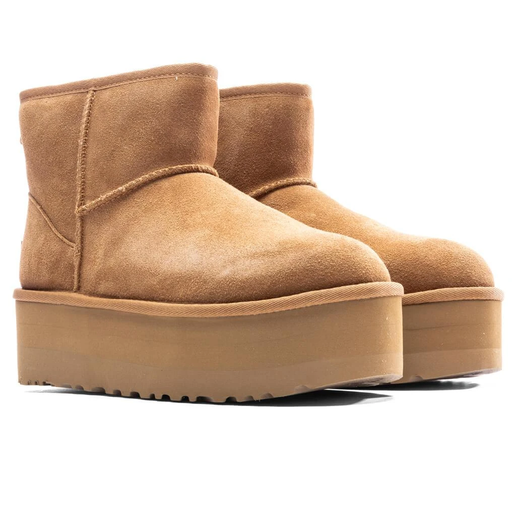 商品UGG|Women's Classic Mini Platform Boot - Chestnut,价格¥1293,第2张图片详细描述