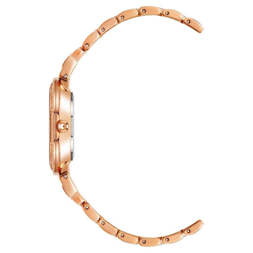 Women's Rose Gold-Tone Bracelet Watch 30mm Gift Set商品第2张图片规格展示