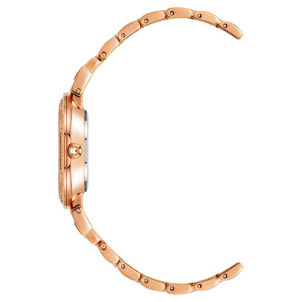 商品Anne Klein|Women's Rose Gold-Tone Bracelet Watch 30mm Gift Set,价格¥620,第4张图片详细描述