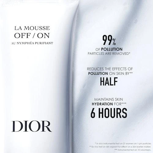 商品Dior|La Mousse OFF/ON Foaming Face Cleanser,价格¥391,第5张图片详细描述