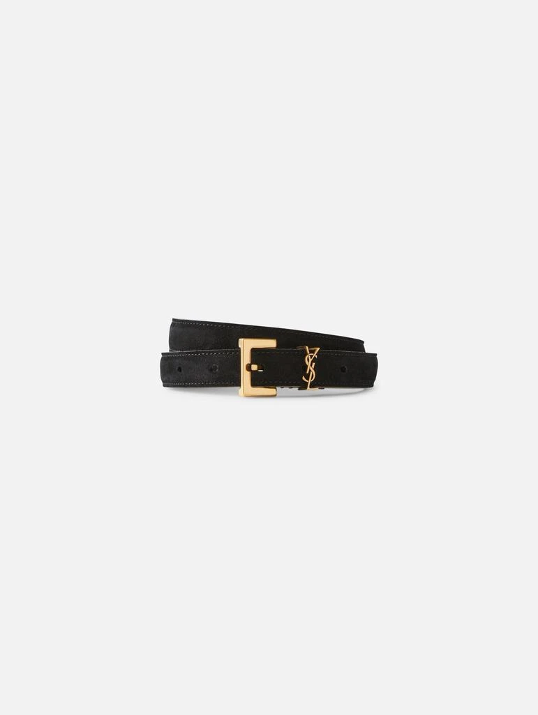 商品Yves Saint Laurent|Saint Laurent Logo Belt,价格¥3448,第1张图片