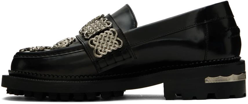 商品Toga Pulla|Black Chain Link Loafers,价格¥3842,第3张图片详细描述