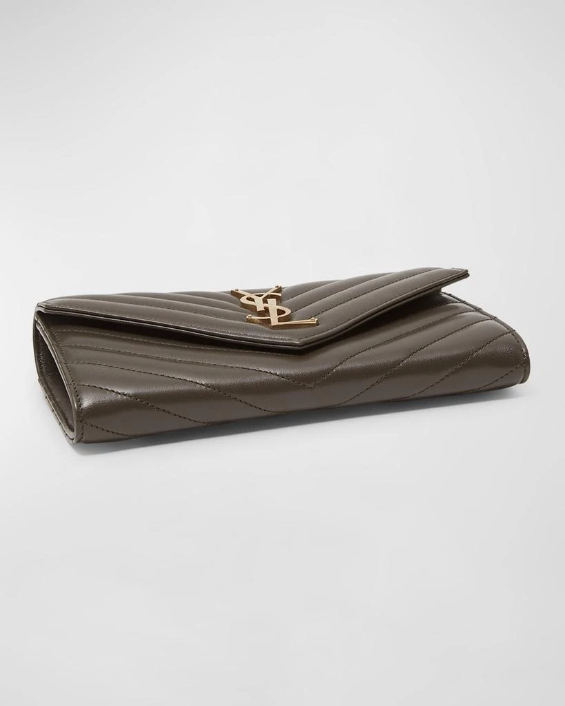 YSL Monogram Large Envelope Flap Wallet in Smooth Leather 商品