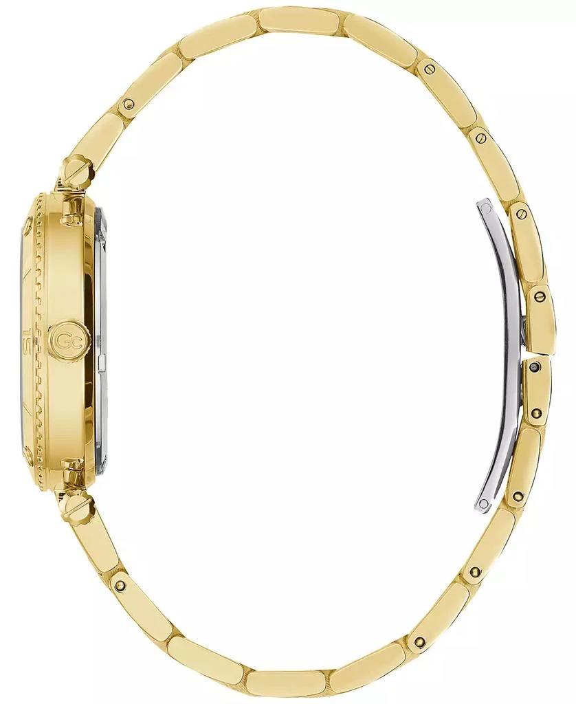 商品GUESS|Gc Muse Women's Swiss Gold-Tone Stainless Steel Bracelet Watch 34mm,价格¥2805,第2张图片详细描述