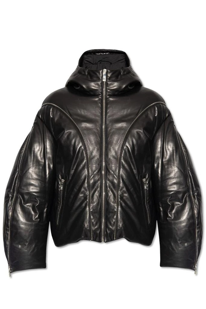 商品Versace|Versace Zip-Detailed Hooded Puffer Jacket,价格¥23245,第1张图片