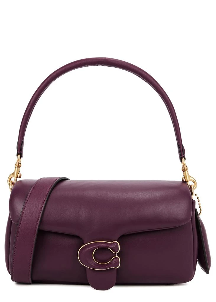 商品Coach|Pillow Tabby 26 purple leather shoulder bag,价格¥3940,第1张图片