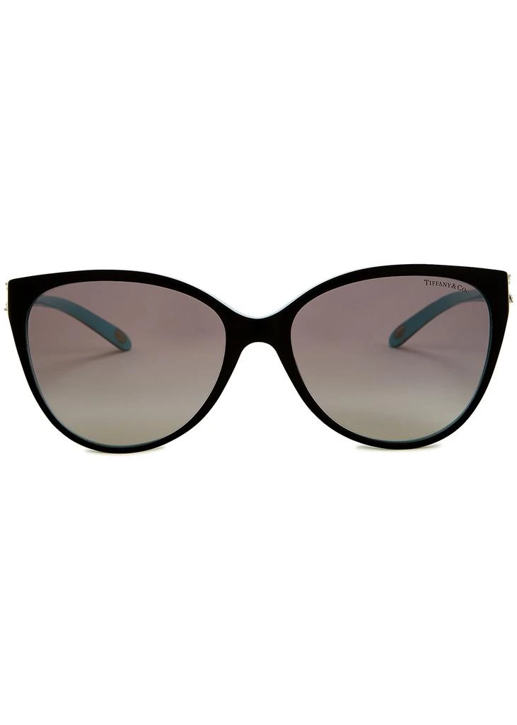 商品Tiffany & Co.|Black oval-frame sunglasses,价格¥2935,第2张图片详细描述