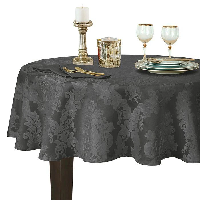 商品Elrene Home Fashions|Elrene Barcelona Jacquard Damask Oval Tablecloth, 84" x 60",价格¥255,第1张图片