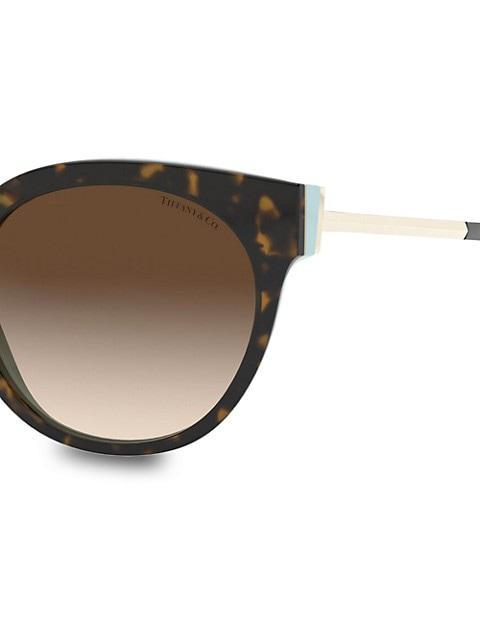 商品Tiffany & Co.|54MM Round Sunglasses,价格¥2634,第5张图片详细描述