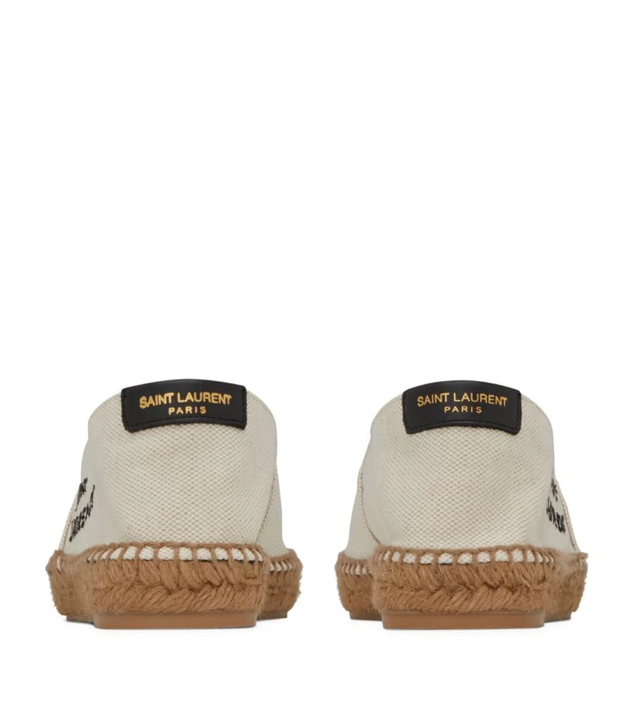 商品Yves Saint Laurent|Embroidered Logo Espadrilles,价格¥5150,第2张图片详细描述