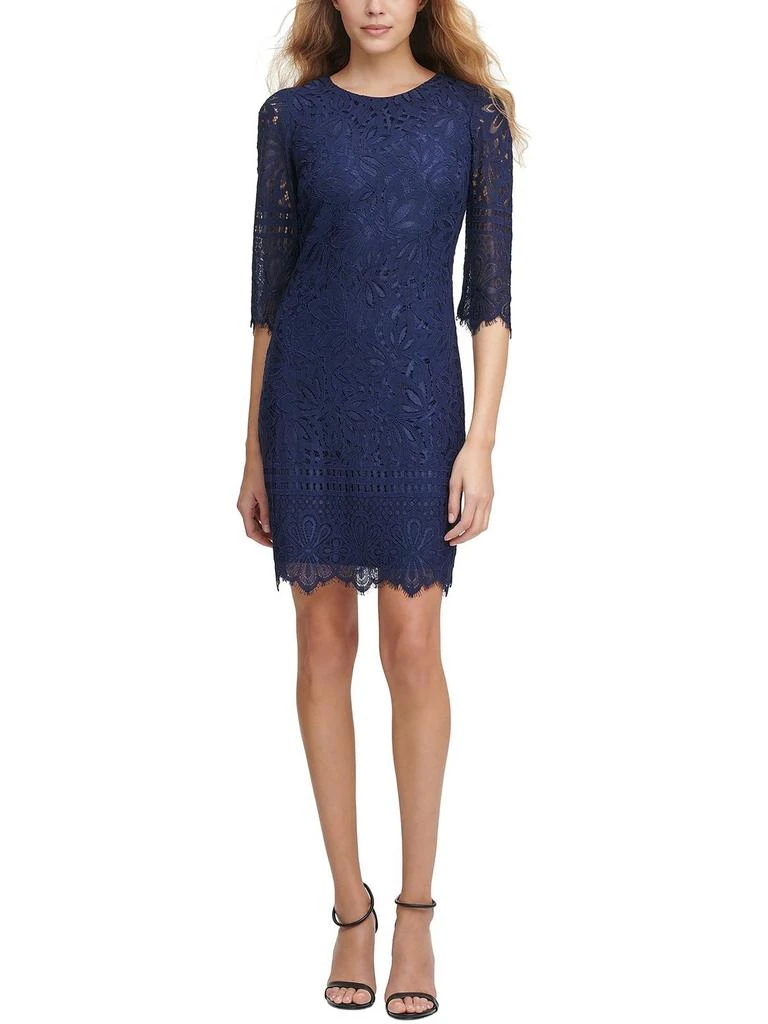 商品Kensie|Womens Lace Short Sheath Dress,价格¥193,第1张图片