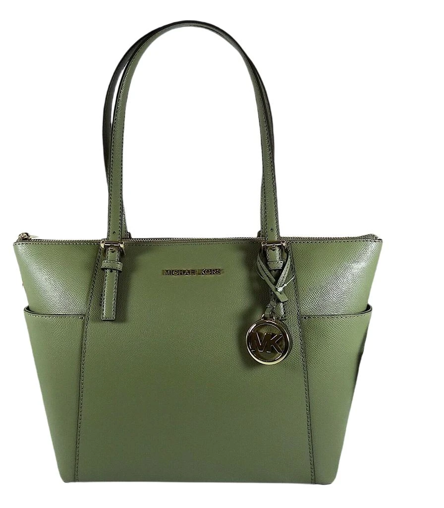 商品Michael Kors|Michael Kors Jet Set Item East West Top Zip Tote Leather Bag,价格¥1972,第1张图片