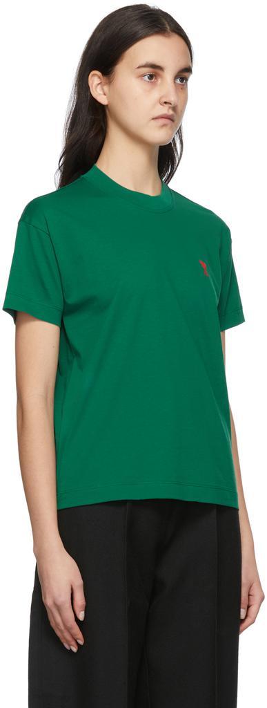 商品AMI|Green Ami de Cœur T-Shirt,价格¥1020,第4张图片详细描述