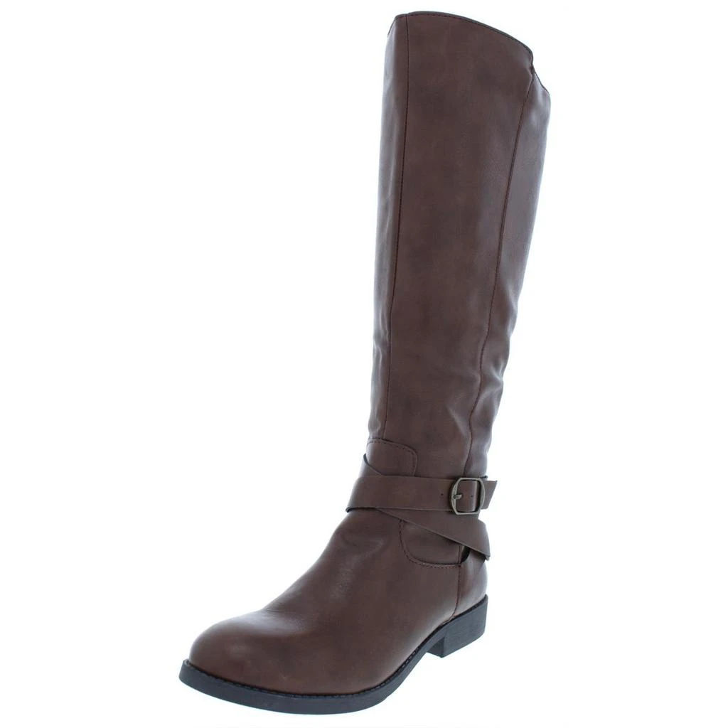 商品Style & Co|Style & Co. Womens Madixe Faux Leather Knee High Riding Boots,价格¥69,第1张图片