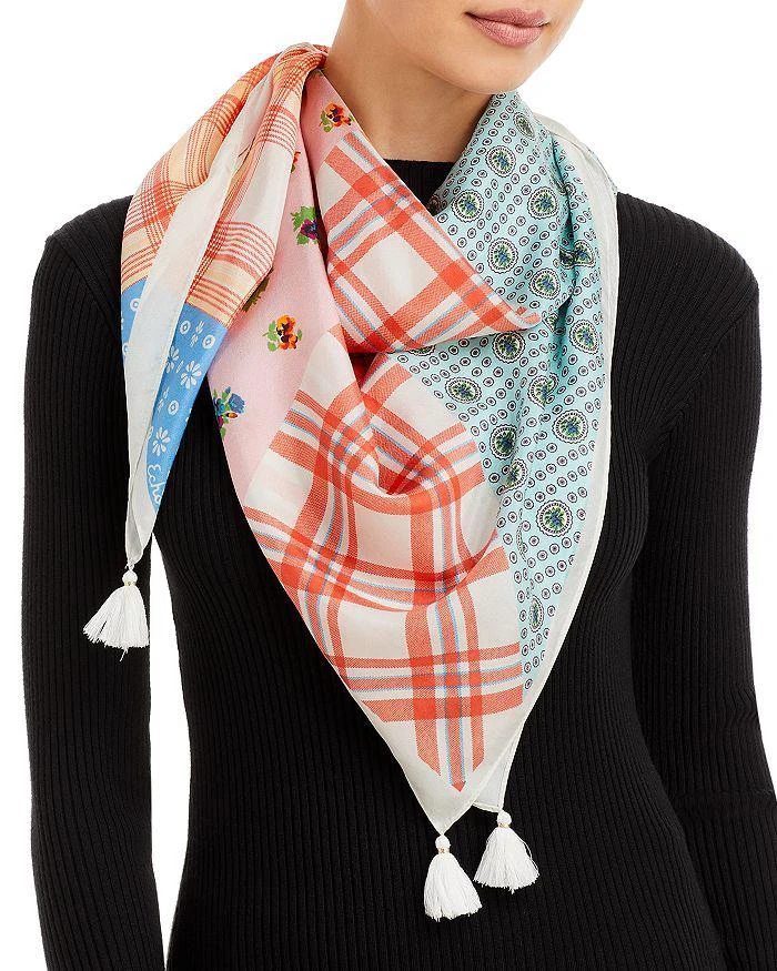 商品Echo Design|Patio Patch Silk Scarf,价格¥443,第1张图片