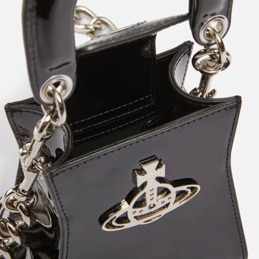 商品Vivienne Westwood|Vivienne Westwood Women's Kelly Small Handbag - Black,价格¥3357,第4张图片详细描述