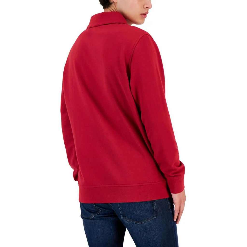 商品Club Room|Mens Fleece Placket Pullover Sweater,价格¥155,第2张图片详细描述