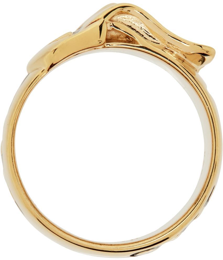 商品Vivienne Westwood|Gold Belt Ring,价格¥1724,第4张图片详细描述