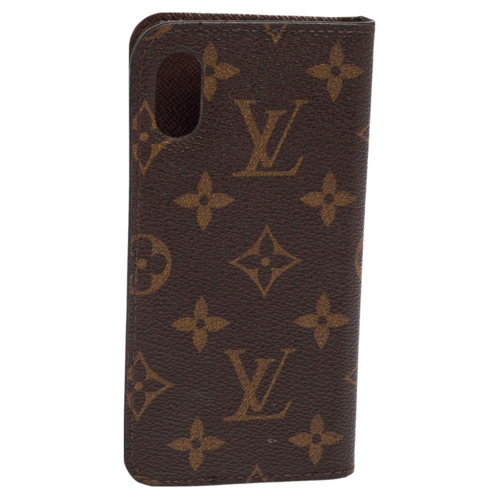 商品[二手商品] Louis Vuitton|Louis Vuitton Monogram Canvas iPhone X Folio Case,价格¥804,第6张图片详细描述