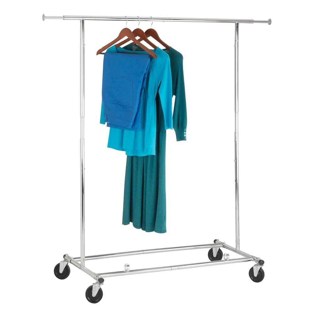 商品Honey Can Do|Expandable Chrome Garment Rack,价格¥1217,第1张图片