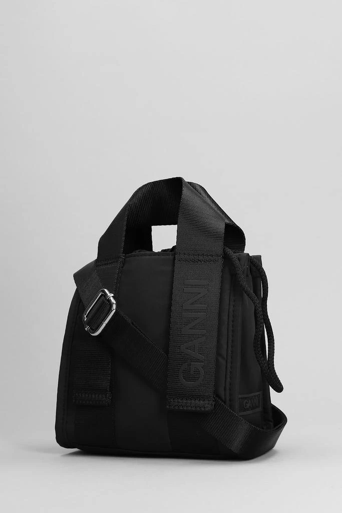 商品Ganni|Tote In Black Polyester,价格¥1119,第2张图片详细描述