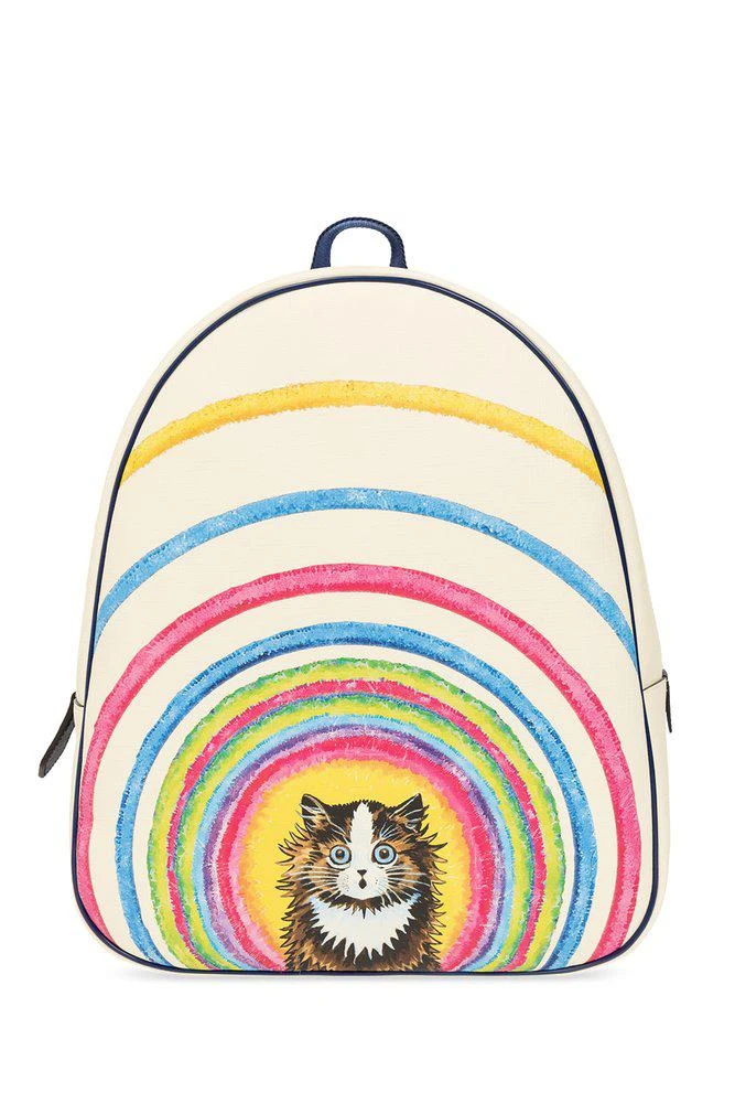 商品Gucci|Gucci Kids Logo Patch Zip-Up Backpack,价格¥3982,第1张图片