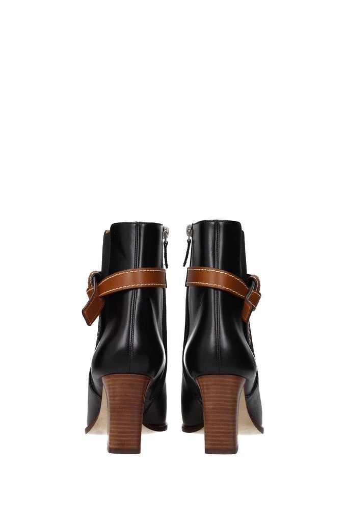 商品Loewe|Ankle boots Leather Black Brown,价格¥3520,第5张图片详细描述