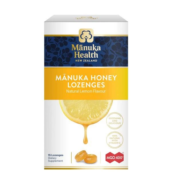 商品Manuka Health|Manuka Health MGO 400+ Manuka Honey Drops with Lemon 65g,价格¥80,第1张图片