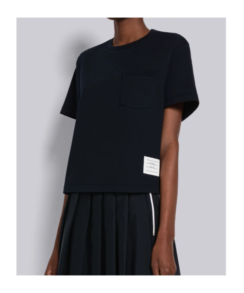 商品Thom Browne|Thom Browne 女士衬衫 FJS123A00042415 蓝色,价格¥3345,第5张图片详细描述