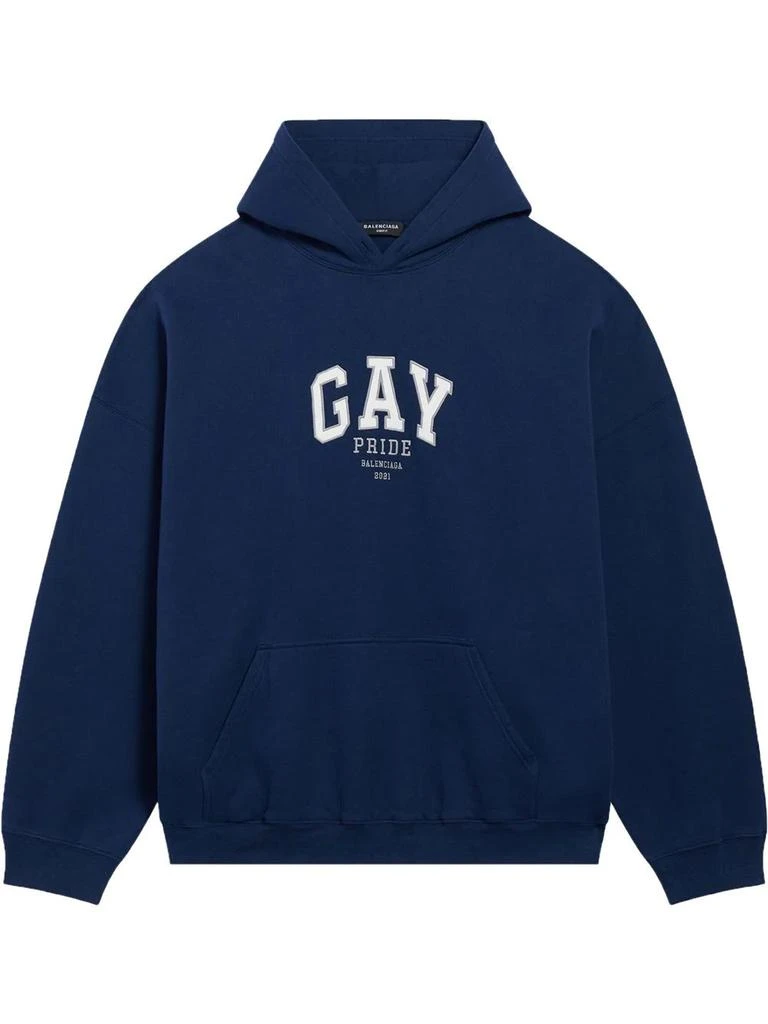 商品Balenciaga|Pride 2021 Boxy Hoodie,价格¥6687,第1张图片