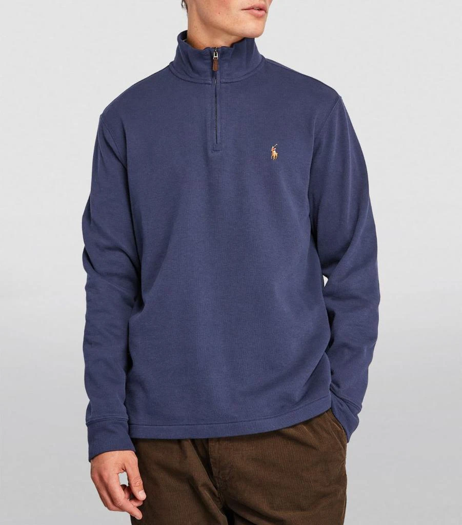 商品Ralph Lauren|Polo Pony Half-Zip Sweatshirt,价格¥1420,第3张图片详细描述