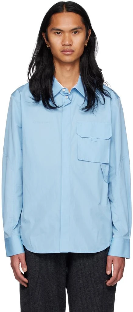 商品Helmut Lang|Blue Cargo Shirt,价格¥1786,第1张图片