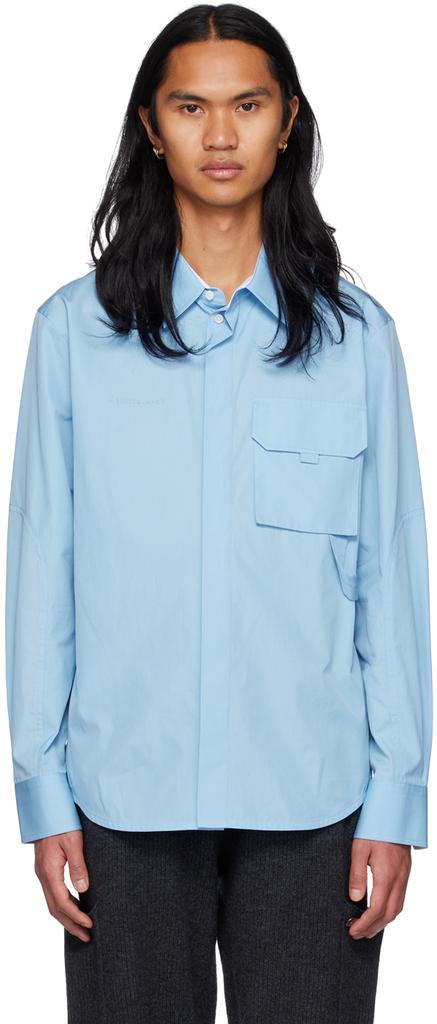 商品Helmut Lang|Blue Cargo Shirt,价格¥2484,第1张图片