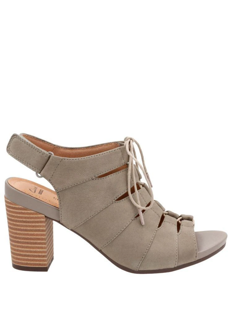 商品Clarks|Banoy Waneta Leather Cutout Sandals,价格¥596,第5张图片详细描述